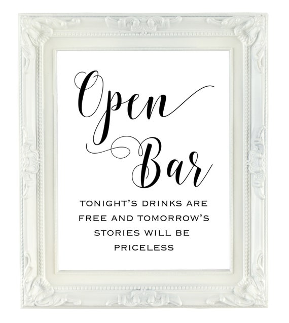 Free Free 181 Wedding Bar Sign Svg SVG PNG EPS DXF File