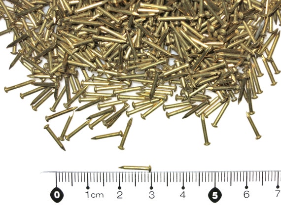 Solid Brass Tiny Nails Tack Nails Tacks Brads 6mm 25mm