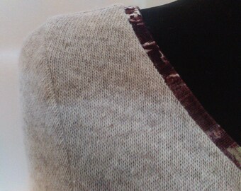 ASYMMETRICAL-HEM wool sweater