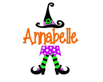 Witch Monogram; SVG, Studio 3, DXF, AI, Ps, and Pdf Cutting Files for Electronic Cutting Machines