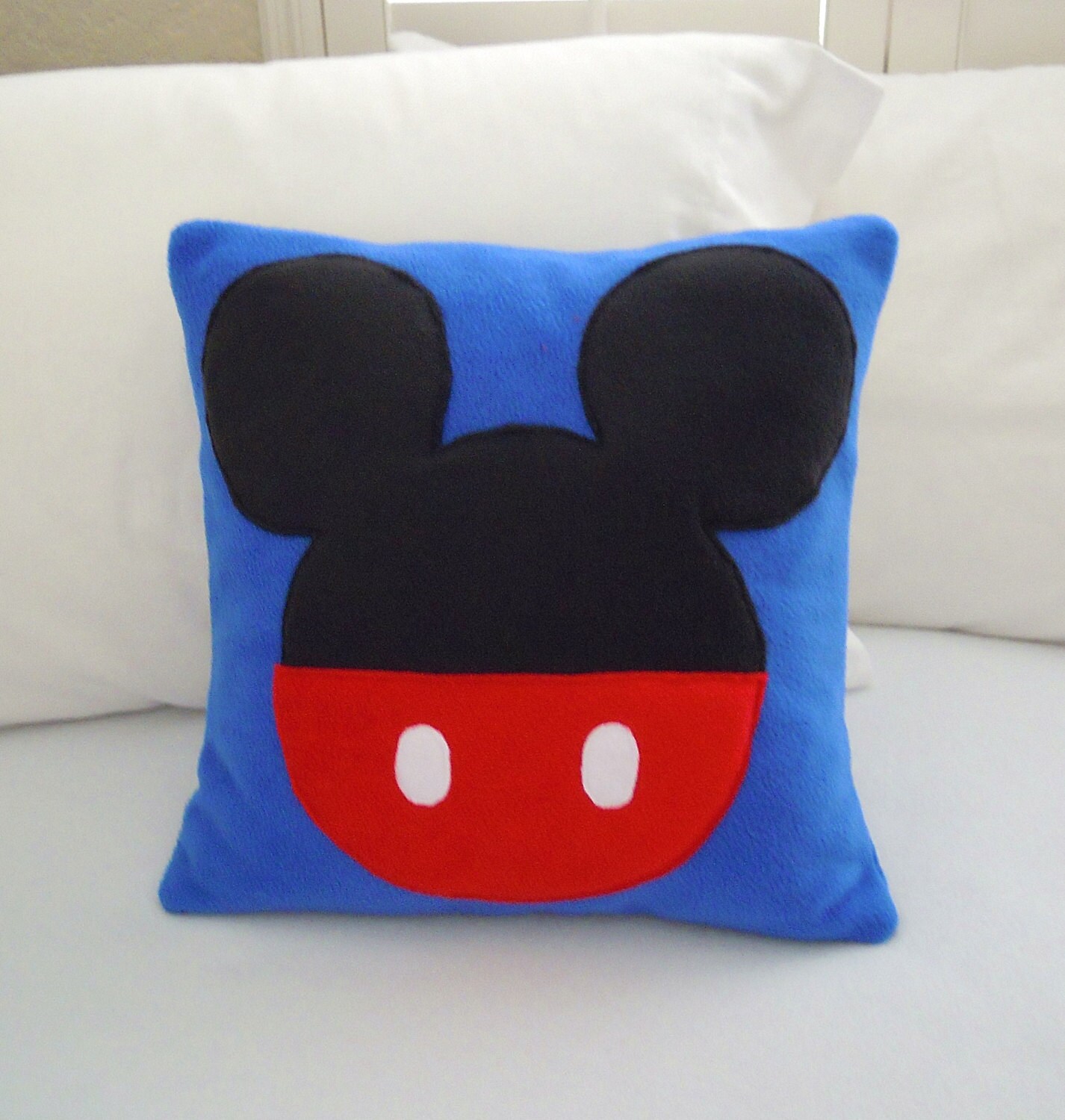 Mickey Mouse Fleece Throw Pillow Disney