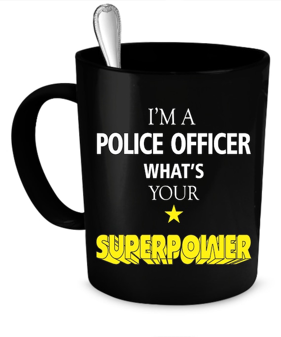 Police officer Coffee Mug 11 oz. Perfect Gift for Your Dad, Mom, Boyfriend, Girlfriend, or Friend - Proudly Made in the USA!