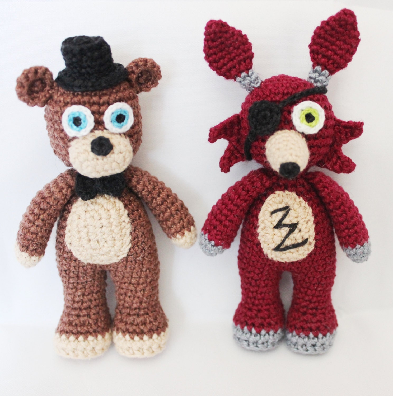 Five Nights at Freddy's FNAF CROCHET PATTERNS by OleksiRed on Etsy