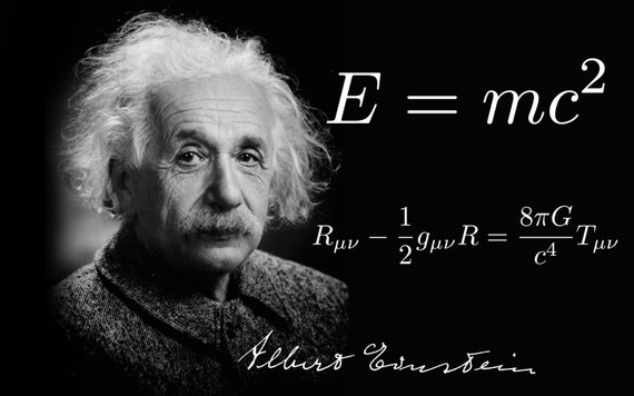 Albert Einstein EMC2 POSTER