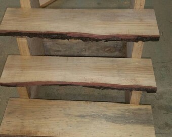 4 Tier Wooden Stepped Cup Cake Stand