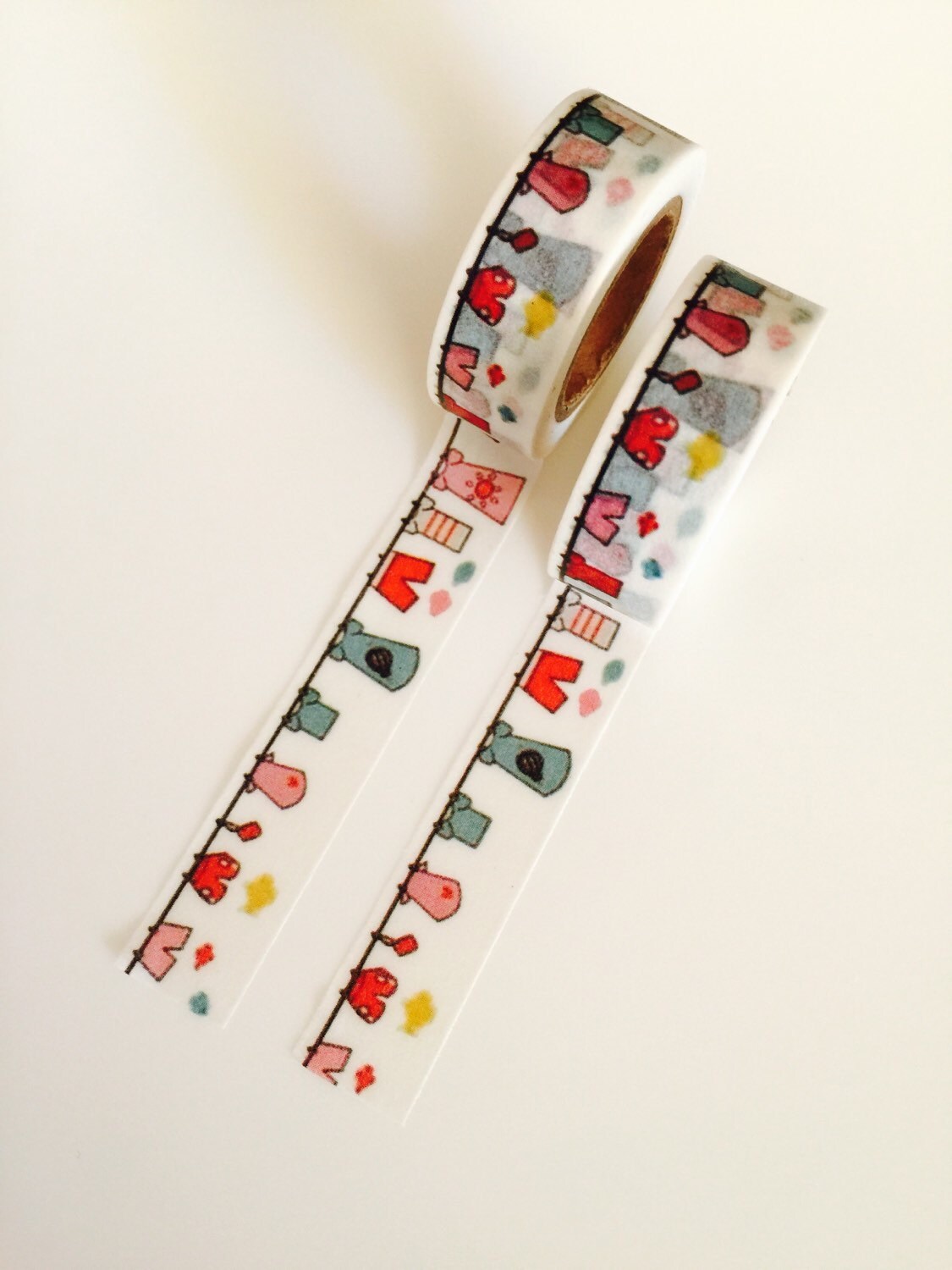 Laundry Clothes Hanging Washi Tape