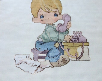 Vintage PRECIOUS MOMENTS CROSS Stitch Pattern Book