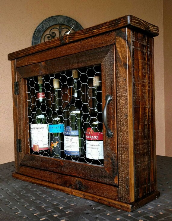 Wine or Liquor Wall made from Rustic Reclaimed and