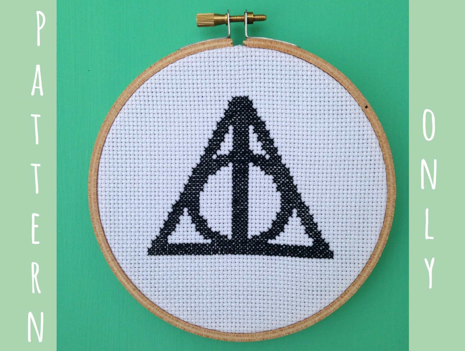 Harry Potter Cross Stitch Pattern The Deathly Hallows