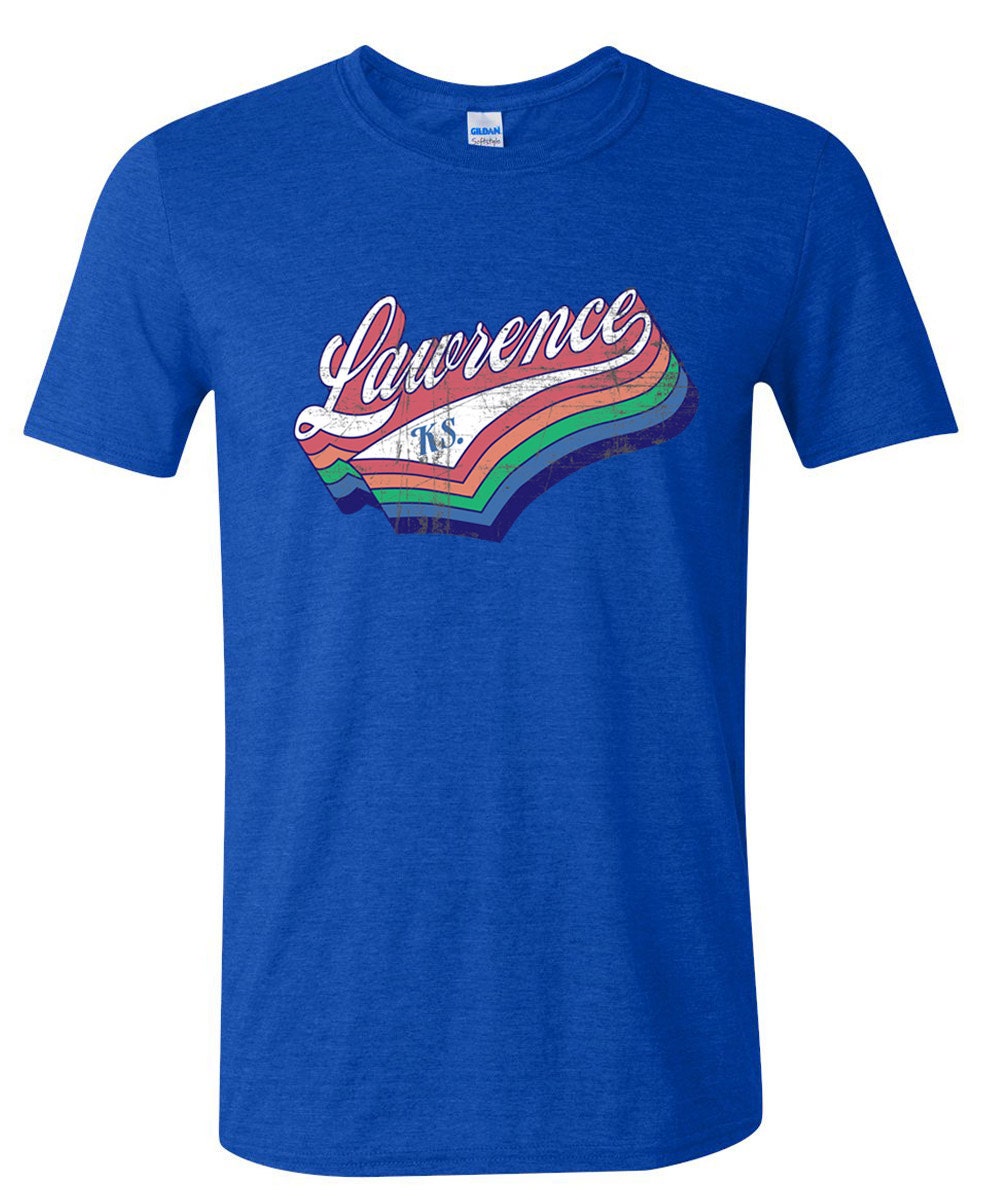 Lawrence KS Happy t-shirt/LFK t-shirt/Kansas by HappyIS on Etsy