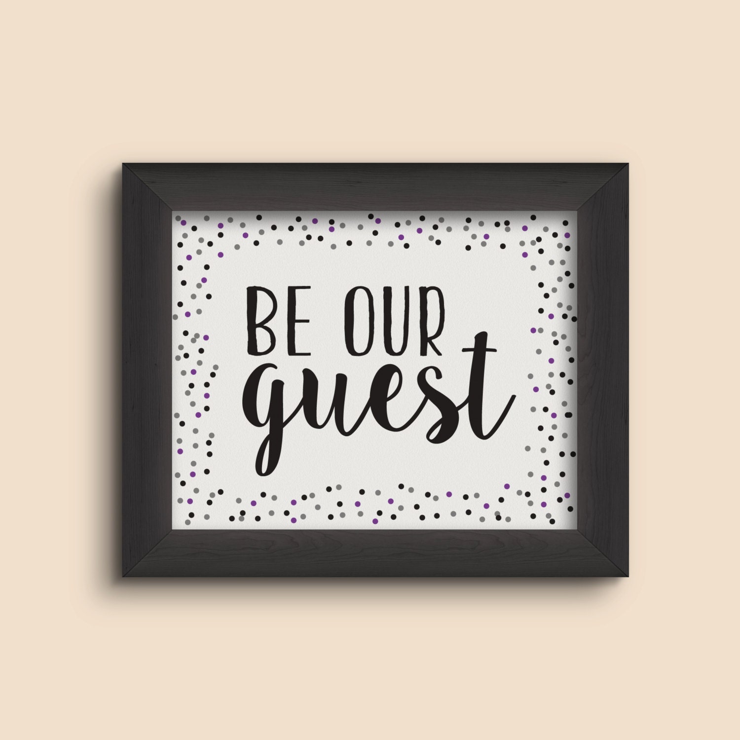 Be Our Guest Printable by 2BsCraftsandDesigns on Etsy
