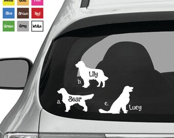 Golden Retriever Decal