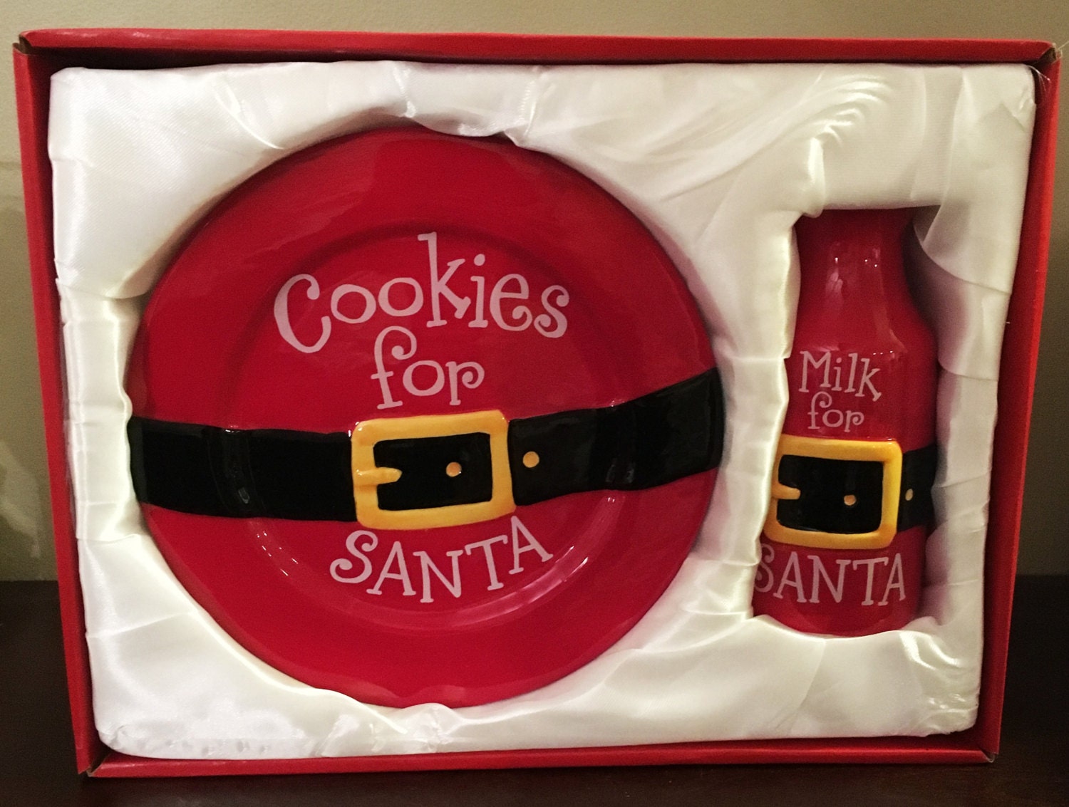 Santa Plate and Cup / Cookies for Santa