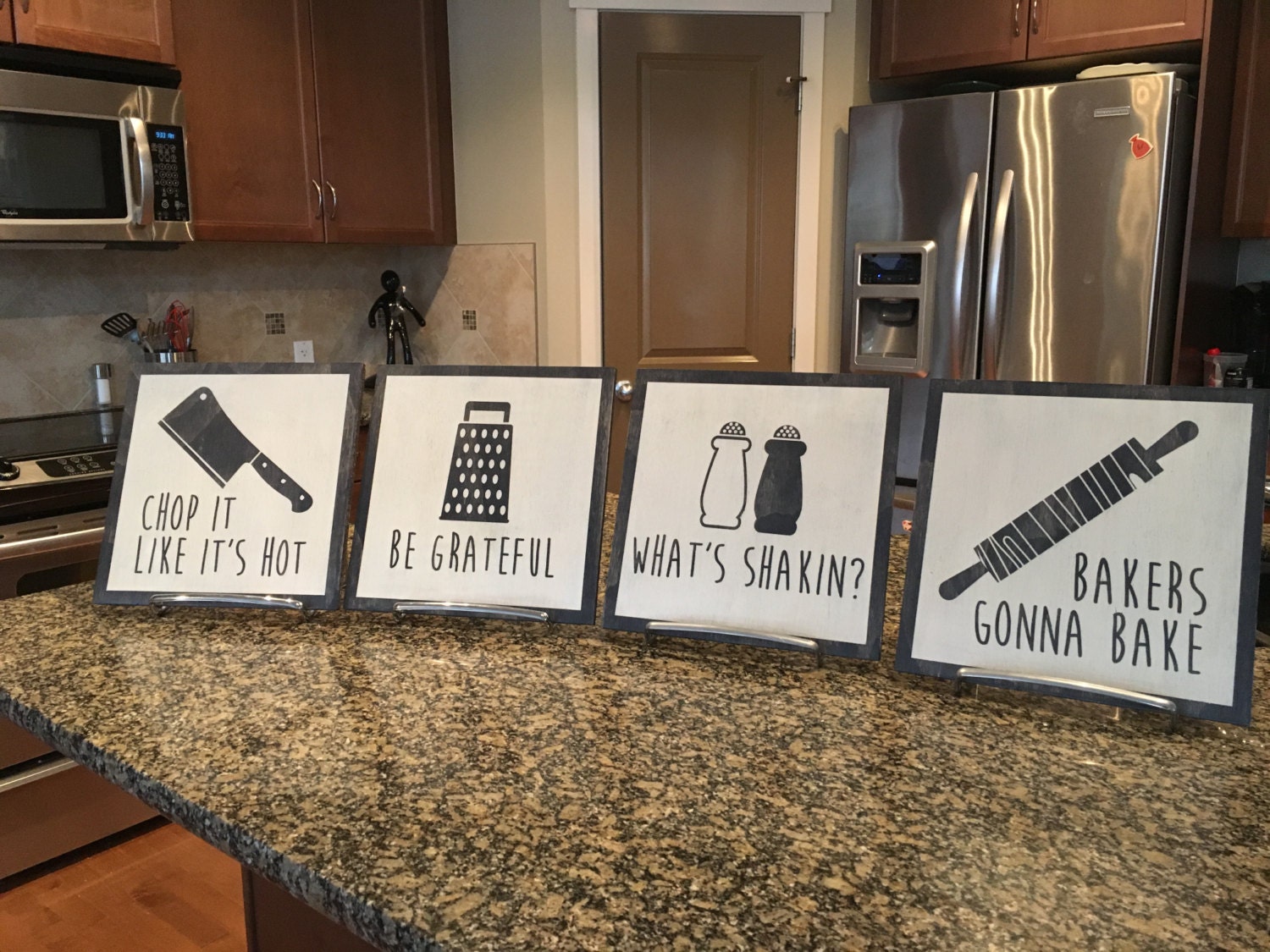 Funny Kitchen Pun Decor MIX AND MATCH Customized Colors