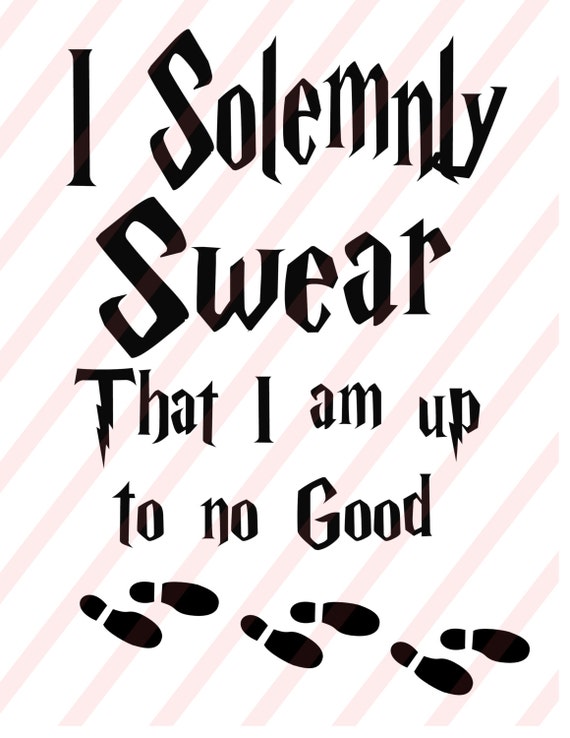 Download Harry Potter I SOLEMNLY SWEAR scan n cut Cricut