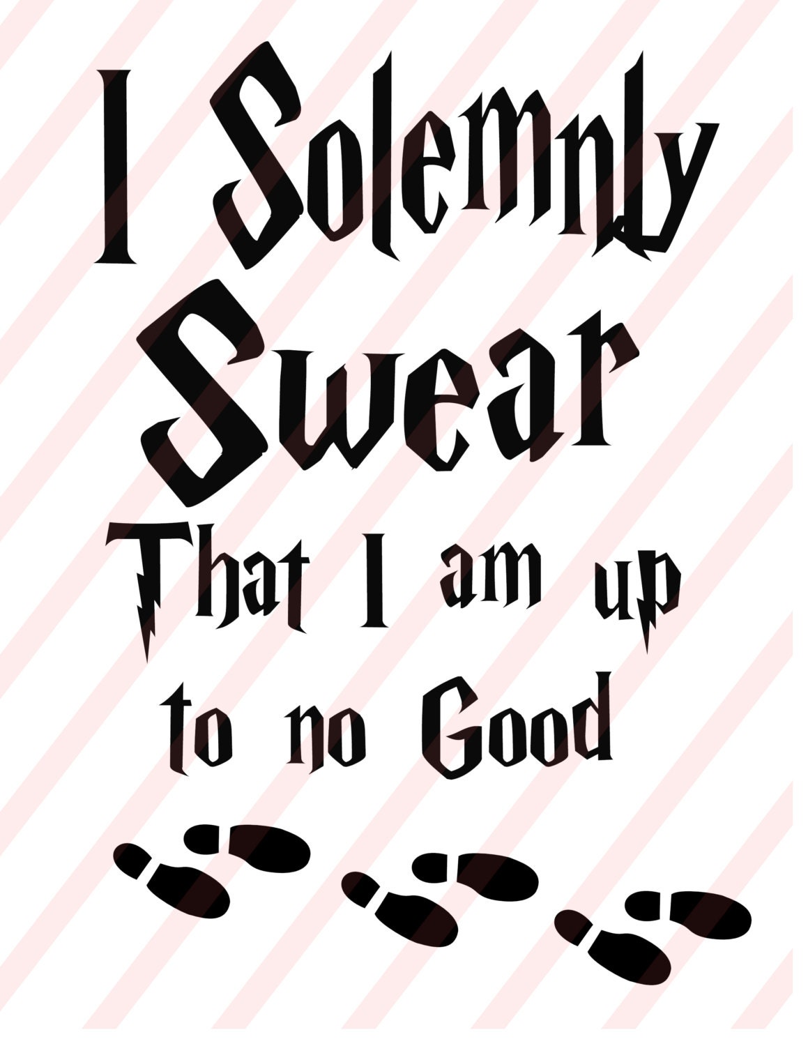 Harry Potter I SOLEMNLY SWEAR scan n cut Cricut