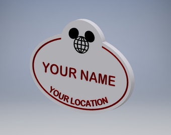 Customized Walt Disney World Replica Name Tag