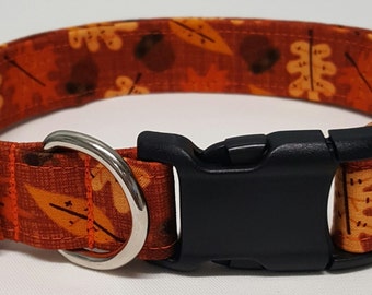 Dog Collar, autumn leaves, fall dog collar, fall collar, leaves, fall, autumn