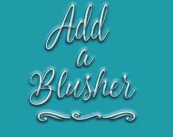 Add a Blusher to Your Veil