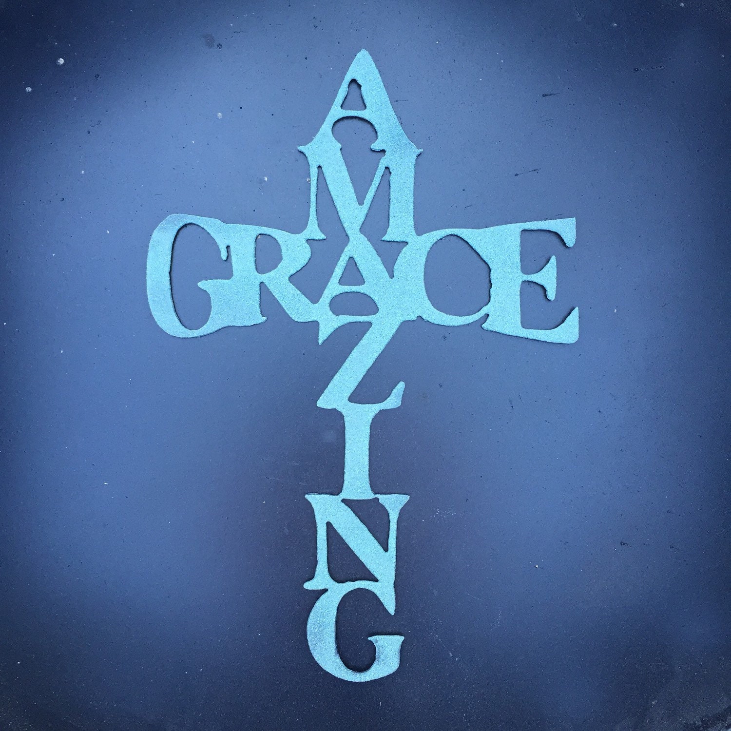 Amazing Grace Sign by Rockenmetalworks on Etsy