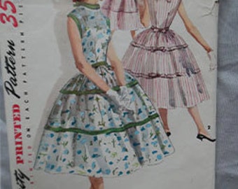 Vintage New Look Simplicity 1564 Misses' / Junior Misses' sz 14 (32/26/35) Dress pattern