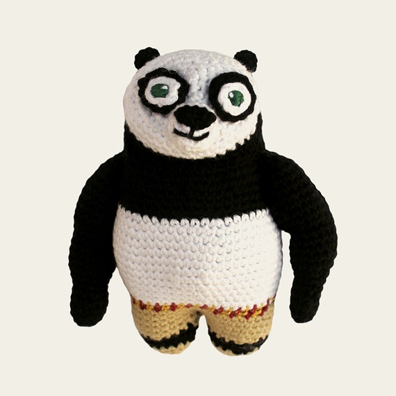 Kung Fu Panda - Dreamworks Animation. Amigurumi Pattern PDF.