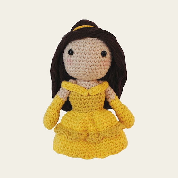 Belle - Disney Princess. Beauty and the Beast, Wall Disney, Amigurumi Pattern PDF, DIY, Crochet Pattern, Nursery, Gift, Instant download