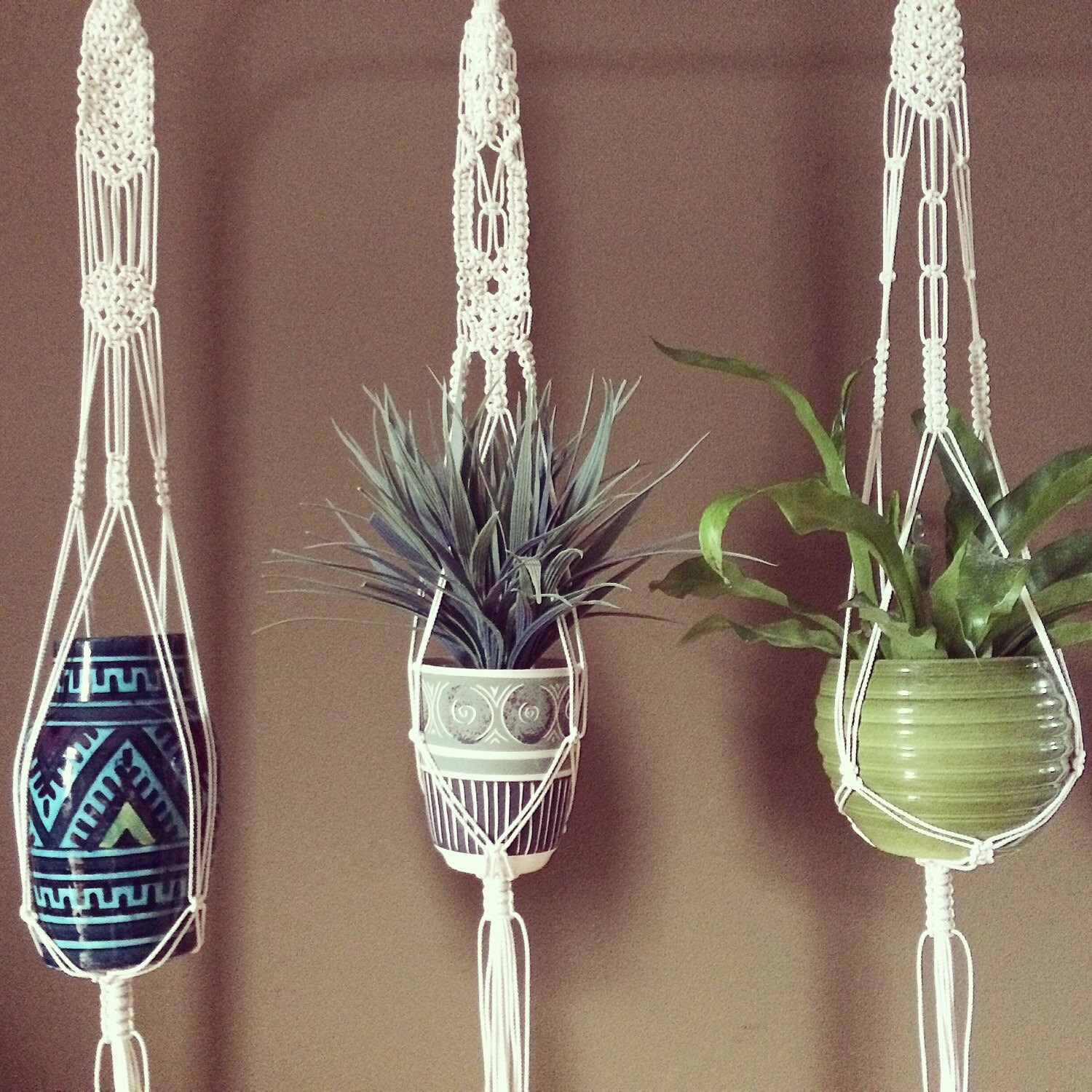 Macrame Plant Hanger Macrame Modern Macrame Plant Hanger