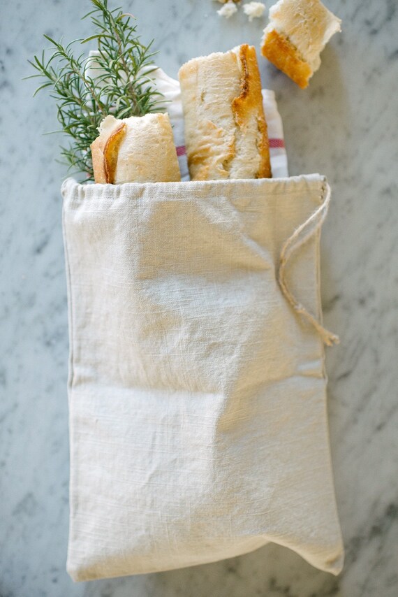Linen Bread Bag by TheLinenRabbit on Etsy
