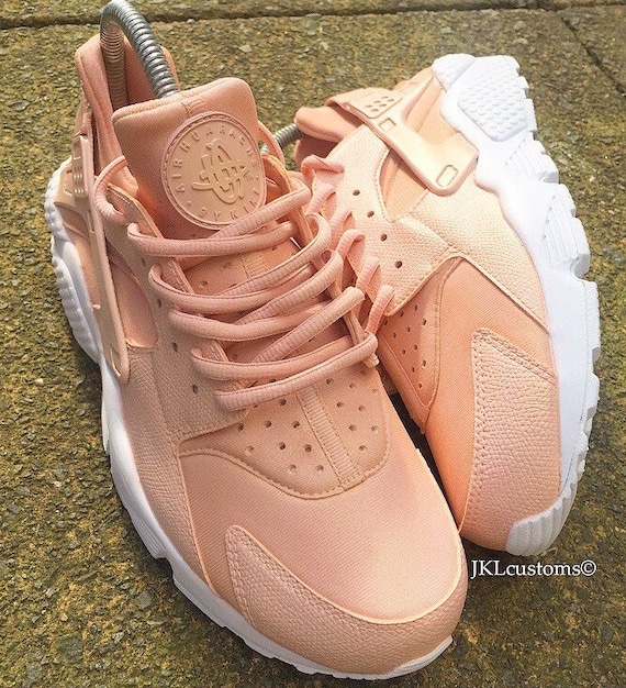 white and rose gold huaraches