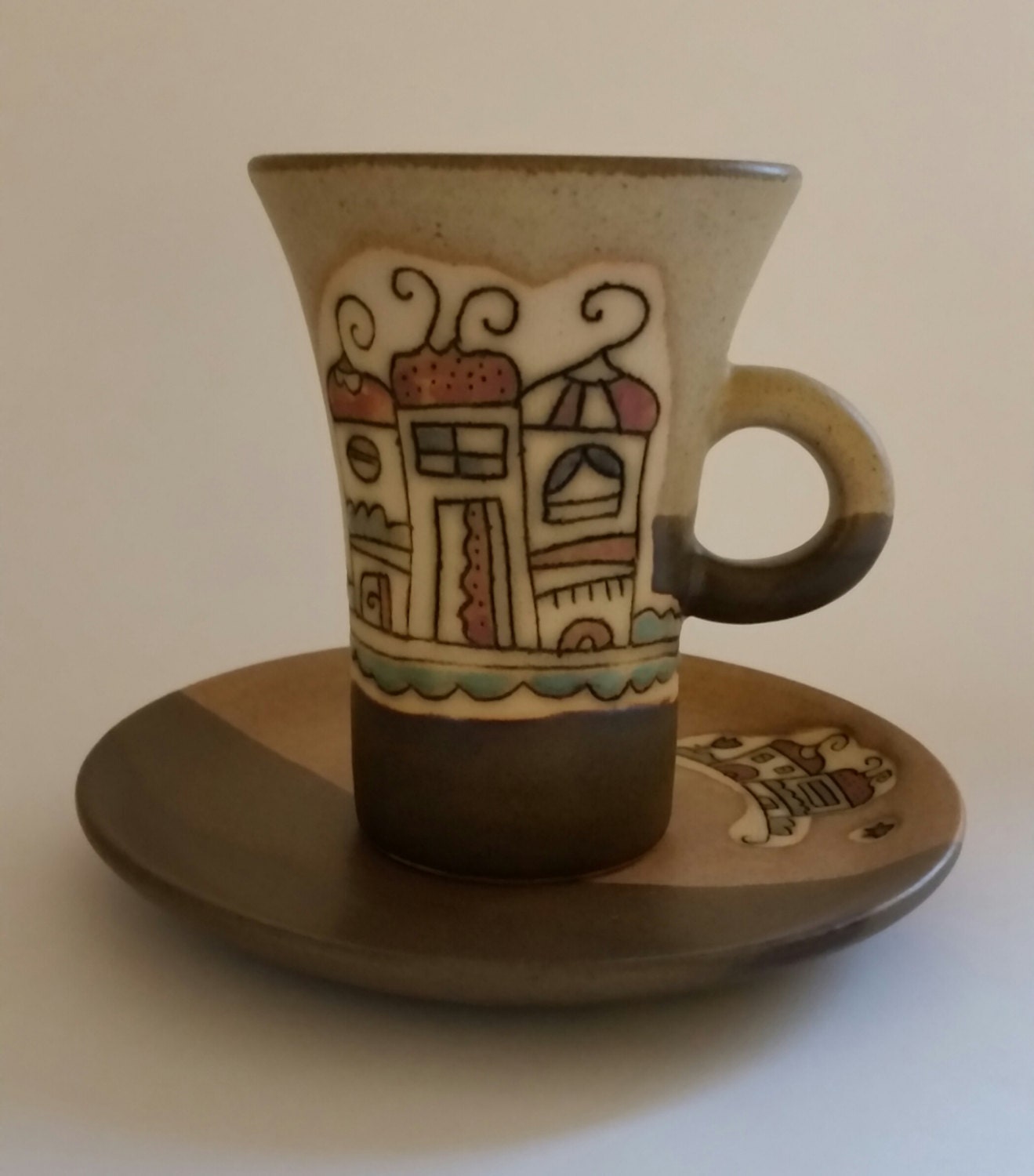 small ceramic cup