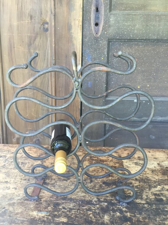 Wrought Iron Wine Rack