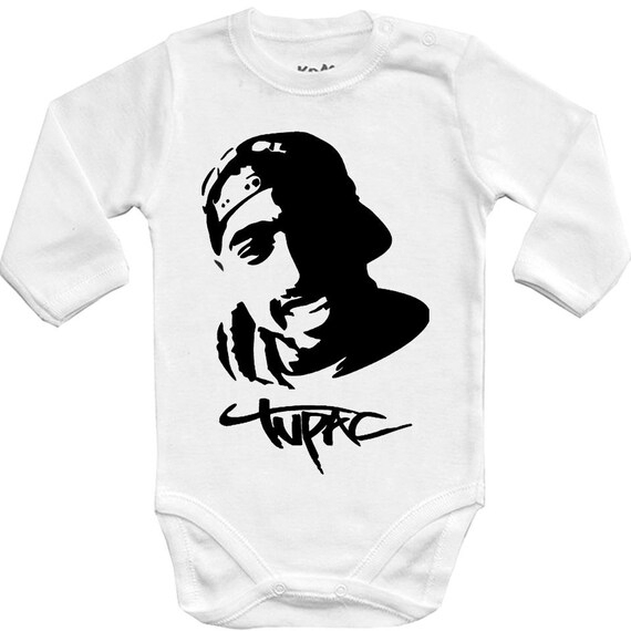 Tupac 12pacShakur Bodysuit Baby Vests Baby Bodysuit Funny