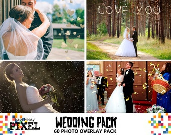 WEDDING OVERLAYS, PHOTOSHOP overlays, wedding phrases, sparklers overlays, fireworks overlays, bokeh overlays, petals overlays, love overlay