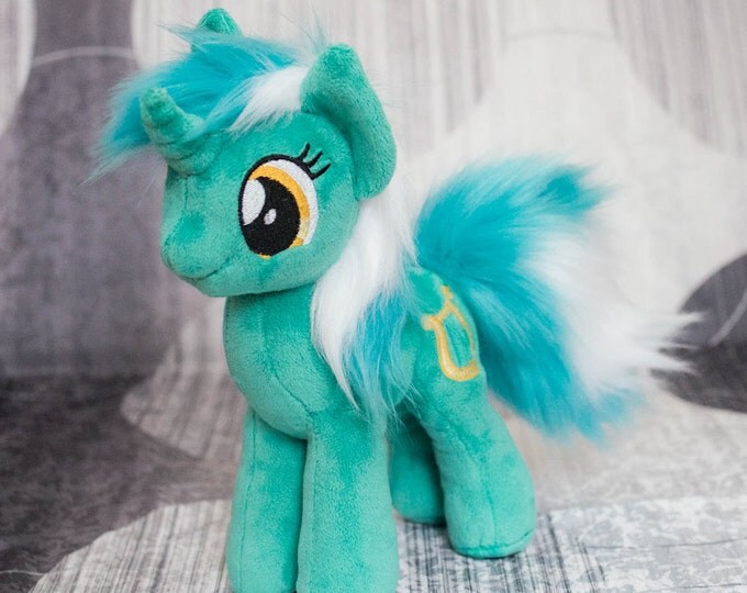 Plush Lyra Heartstring Custom Pony fur mane MLP:FIM