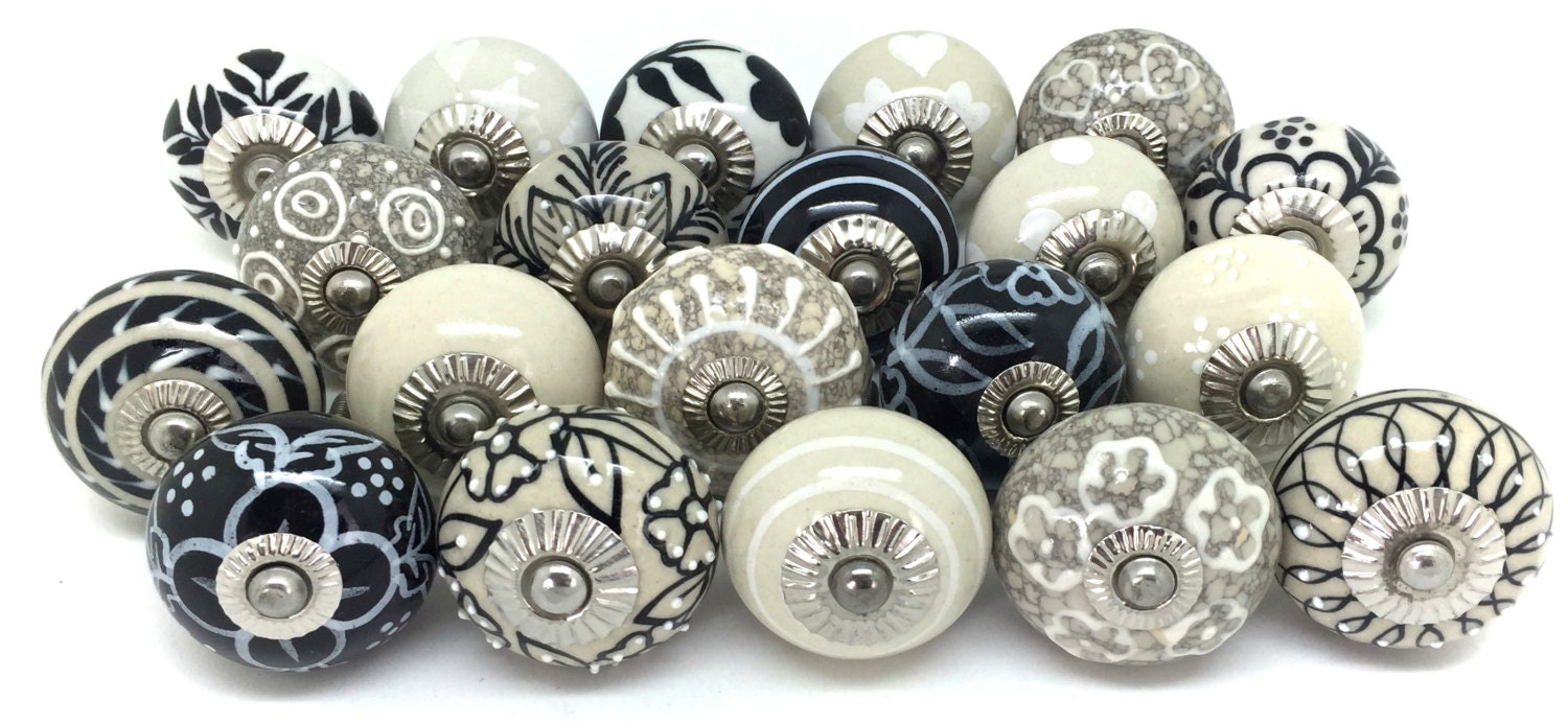 Set Of 20 Ceramic Door Knobs Designed By & Exclusive To These