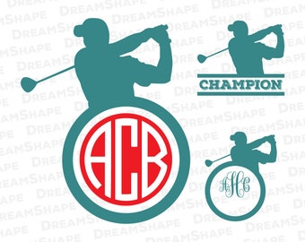 Download Unique golf silhouette related items | Etsy