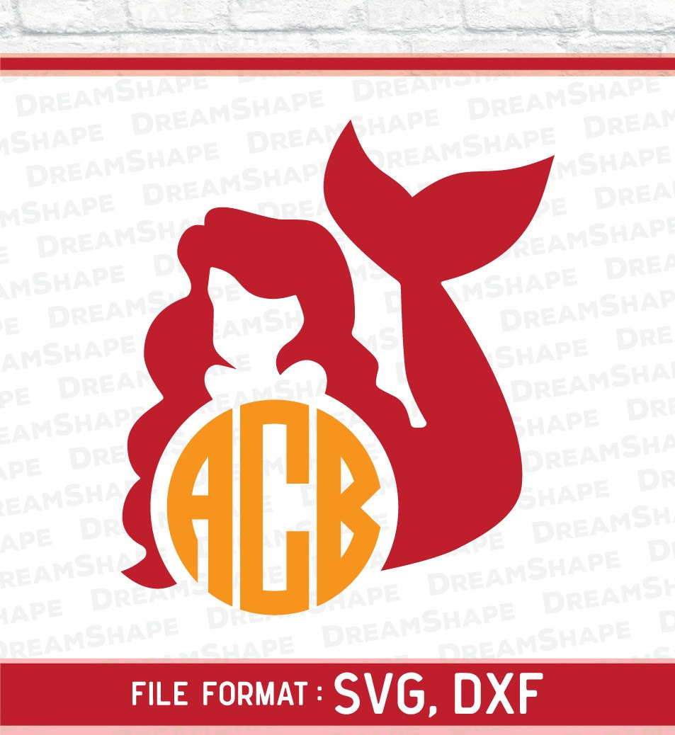 Free Free 133 Mermaid Monogram Svg Free SVG PNG EPS DXF File