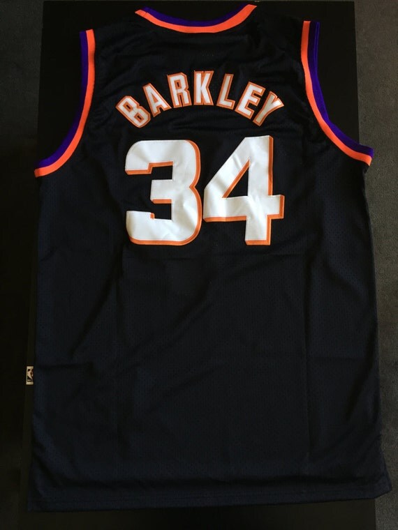 Nwt Charles Barkley 34 Phoenix Suns Throwback By Dzathletics