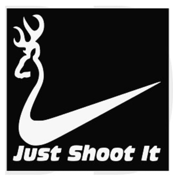 Download Just shoot it hunting nike swoosh svg dxf eps by ...
