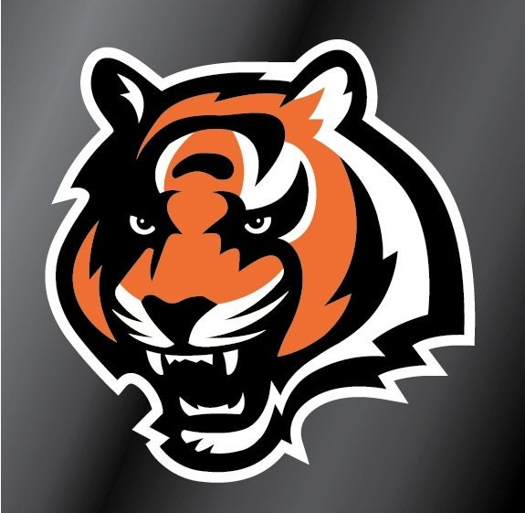 Cincinnati Bengals Head Logo Vinyl Decal Sticker