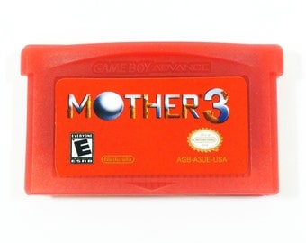 Mother 3 GBA (Earthbound 2) English Red Cartridge Fan Translation 1.2 for Nintendo Game Boy Advance RPG Customized Cart - Free Shipping!