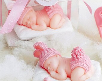 Baby Rabbit 3d Soap or 3d Silicone Mold for Soap Cute Baby Silicone soap Mold 3d Baby Shower Soap Gift for Newborn Baby 3d Food Grade Molds