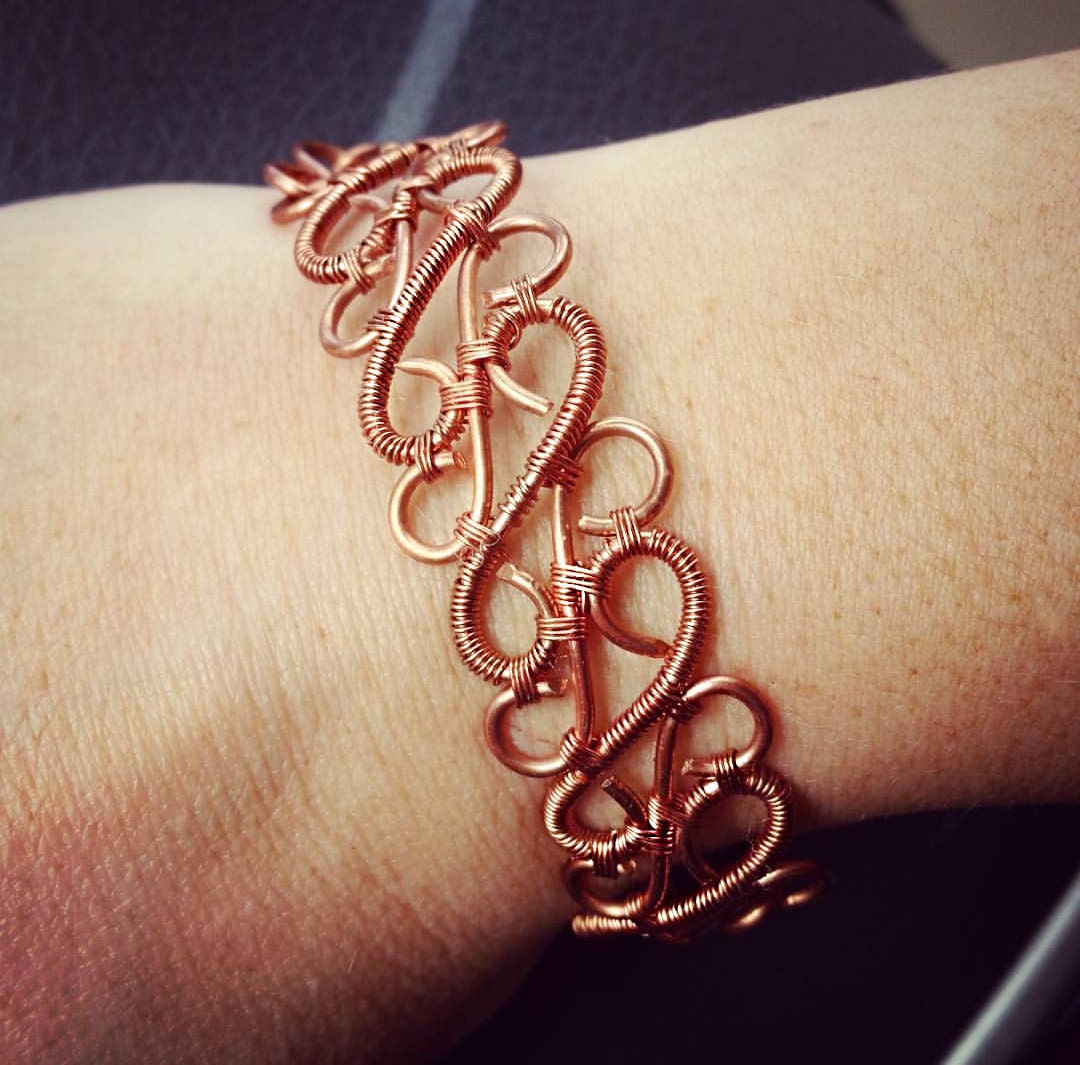 copper handmade copper bracelet wire jewlry