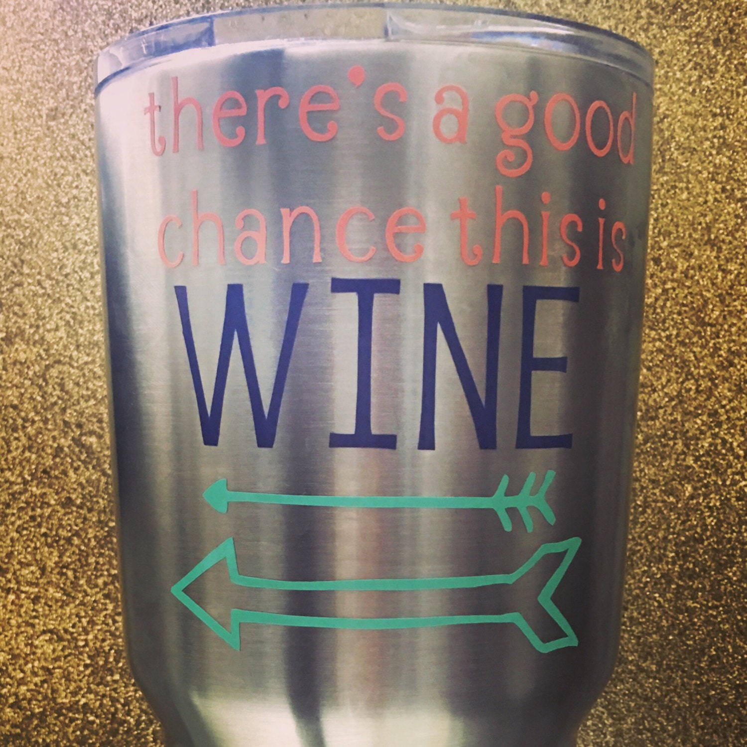 1There's A Good Chance This Is Wine Yeti Decal Yeti