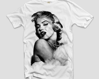 T-shirt Marylin Monroe vintage fashion Sexy Symbol Celebrity Actress American
