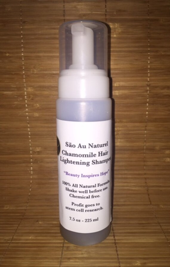 Chamomile Infused Shampoo Lightening Hair by ReenaLifeCosmetics