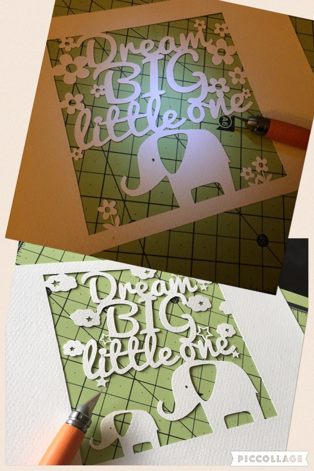 Download Dream Big Little One Paper Cut Template 2 pack - Personal ...