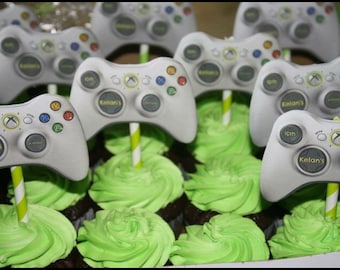 Video Game cupcake toppers