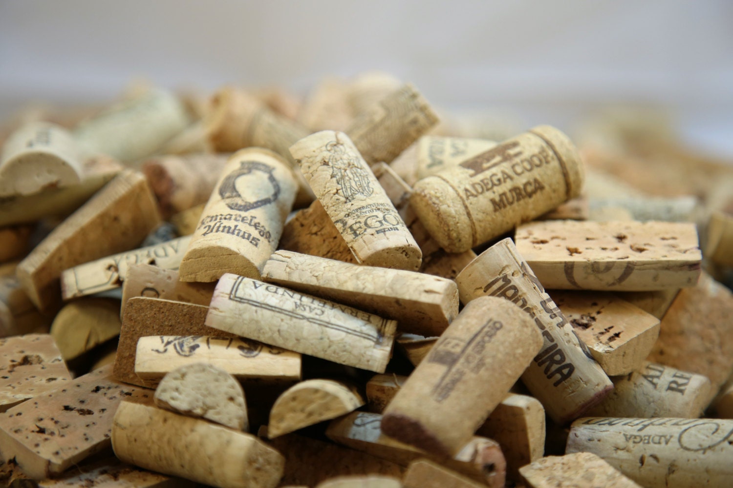 1 Pre Cut Used Wine Corks Halves Premium Real Corks from